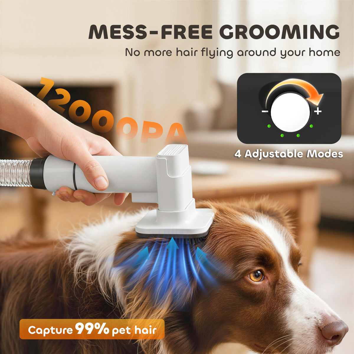 ShedFree Pro 5-in-1 Pet Grooming Vacuum Kit (Pet Grooming Vacuums) - additional angle view for detailed inspection