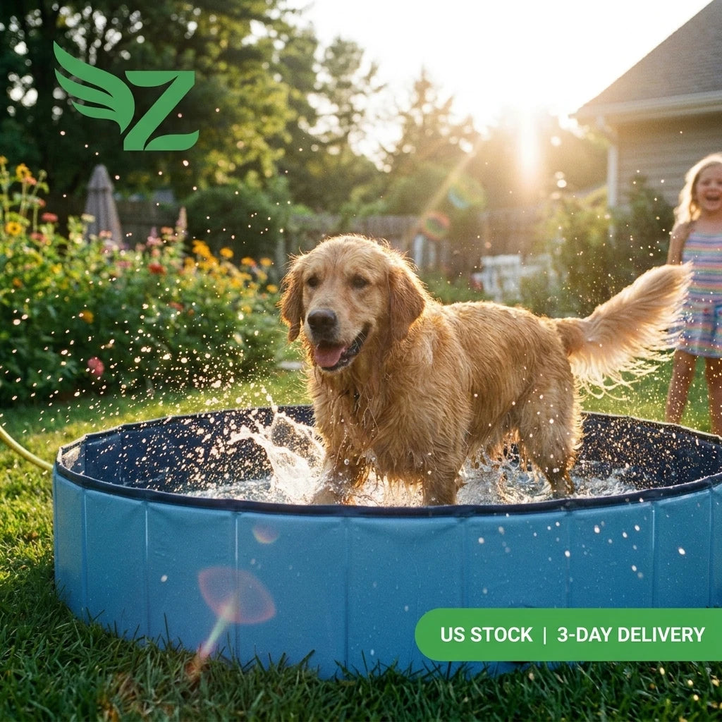AquaGo Foldable Pet Swimming Pool (Pet Swimming Pools) - hero product photo showing full item on clean background