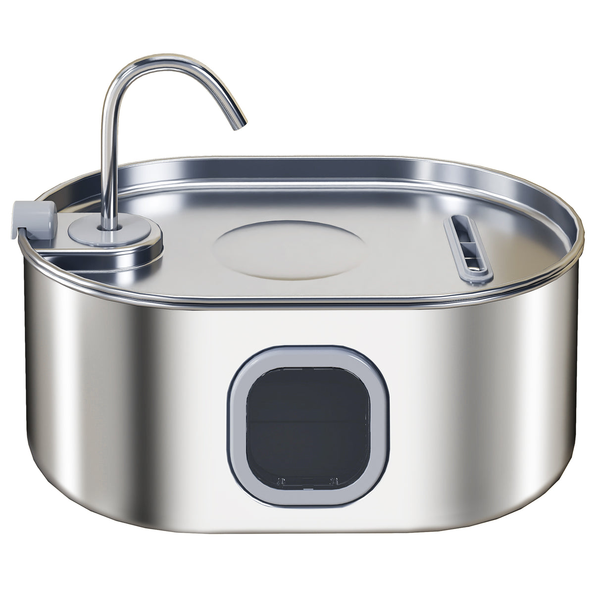 7L Stainless Steel Cat Water Fountain (Pet Water Fountains) - product in use demonstration scene